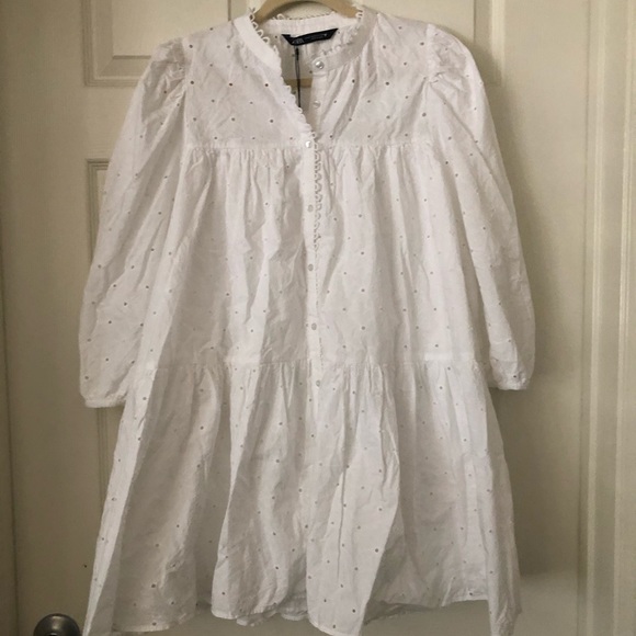 Zara Embroideres Mini Dress - Picture 4 of 4